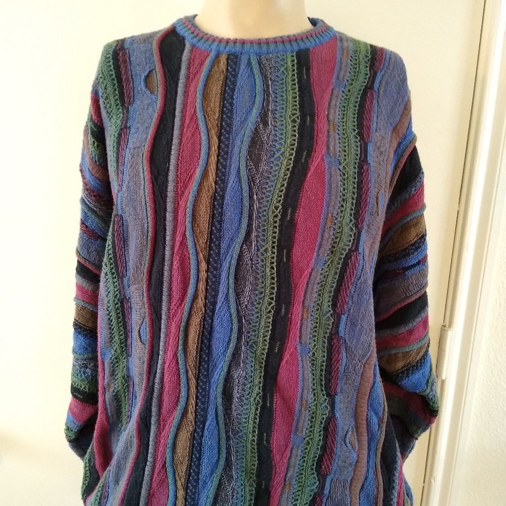 Franco Danti Coogi Style Multi Color Sweater